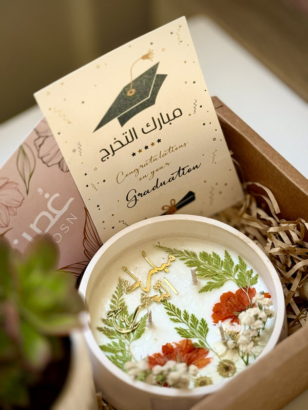 شمعة صحن الورود