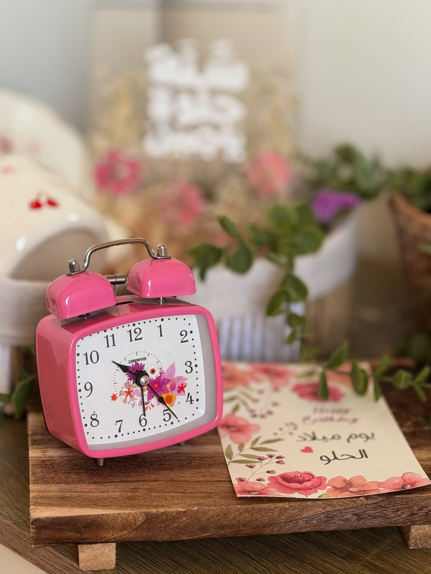 ساعة زهرية كتكونه
